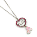 Barbie Silver Plated Heart & Roller Skate Necklace collectible from Infinity Collectables 2026