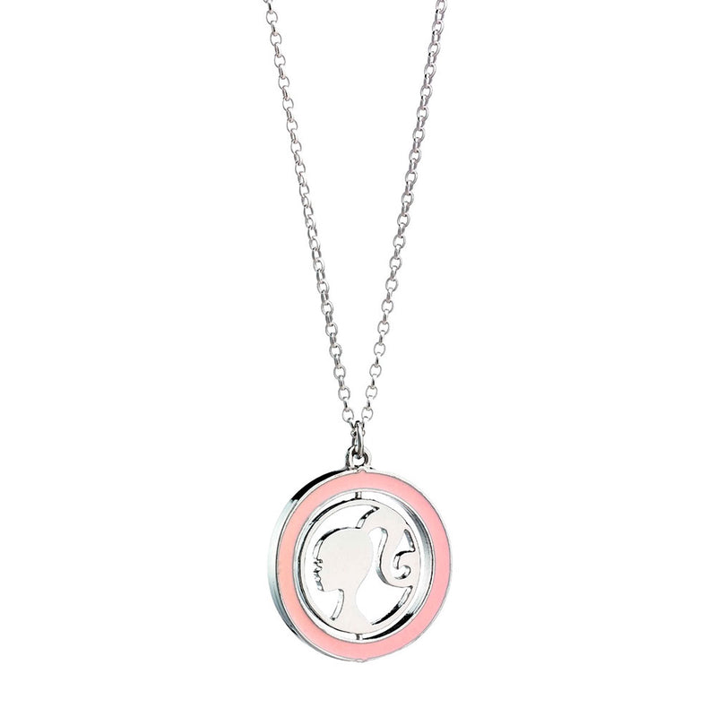 Barbie Spinning Silhouette Necklace collectible from Infinity Collectables 2026