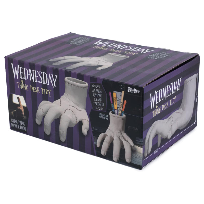 Wednesday Thing Desk Tidy, rear view