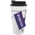 Wednesday Thermal Travel Mug, side angle