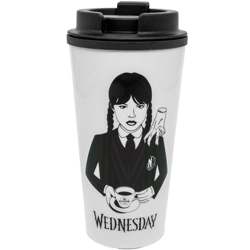 Wednesday Thermal Travel Mug collectible from Infinity Collectables 2026