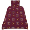 West Ham United FC Colour Split Single Duvet Set, alternate view