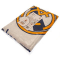 Real Madrid White Towel, side angle