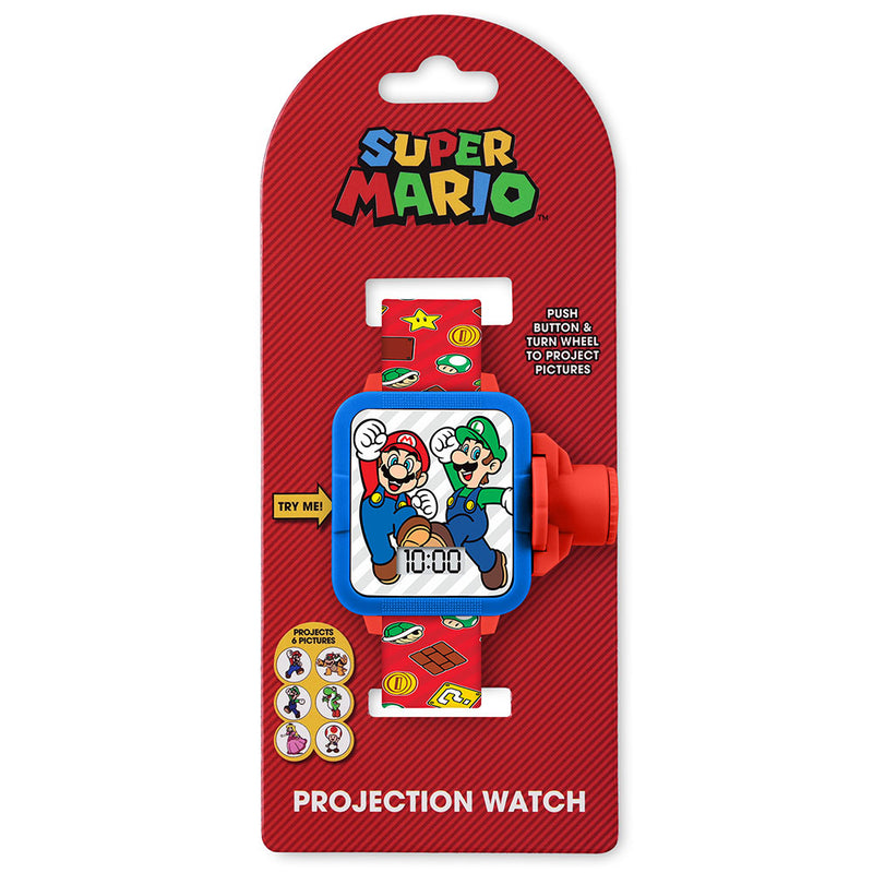 Super Mario Junior Projection Watch, side angle