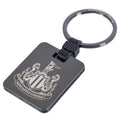 Newcastle United FC Galvanised Keyring, side angle