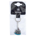 Newcastle United FC Crest Keyring, side angle