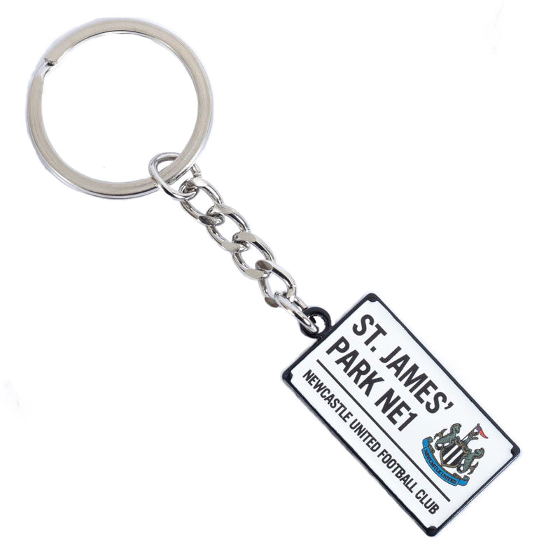 Newcastle United FC Street Sign Keyring, alternate view