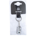 Newcastle United FC Street Sign Keyring, side angle