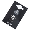 Newcastle United FC 96 Retro Home Kit Badge, close-up detail