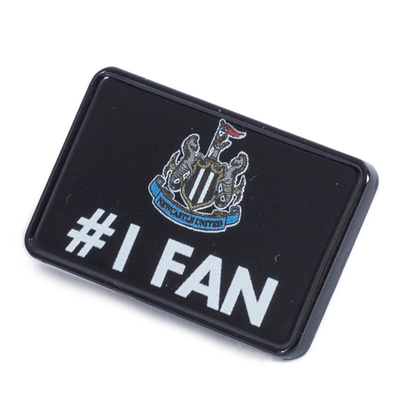 Newcastle United FC 3pc Badge Set, close-up detail