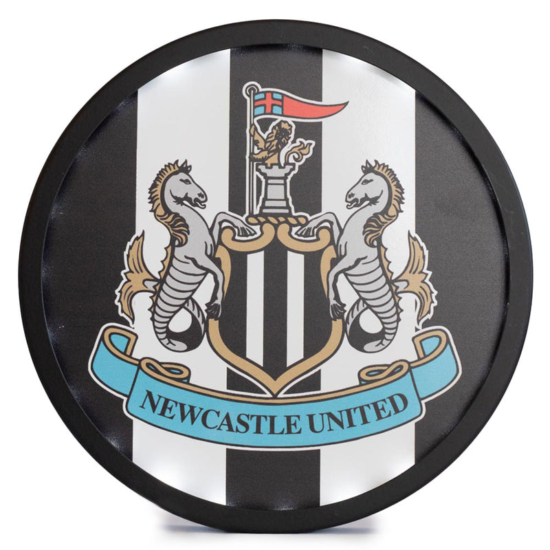 Newcastle United FC Metal LED Logo Sign collectible from Infinity Collectables 2026