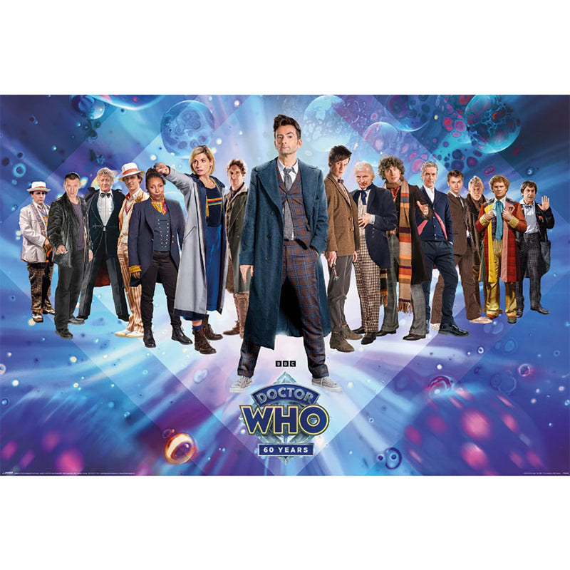 Doctor Who Poster 60th Anniversary collectible from Infinity Collectables 2026