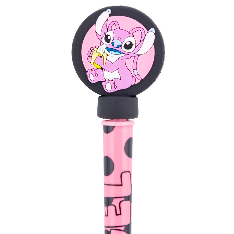 Lilo & Stitch Pen & Spinning Angel Topper, side angle