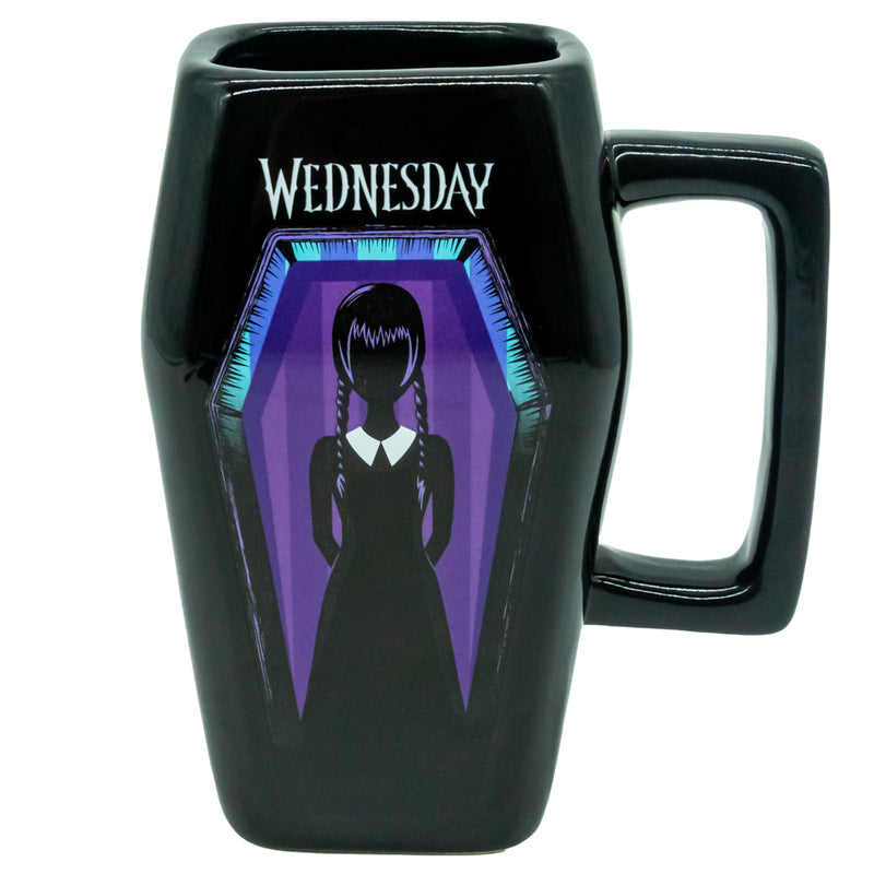 Wednesday 3D Coffin Mug, alternate view