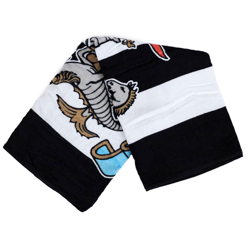 Newcastle United FC Towel, close-up detail