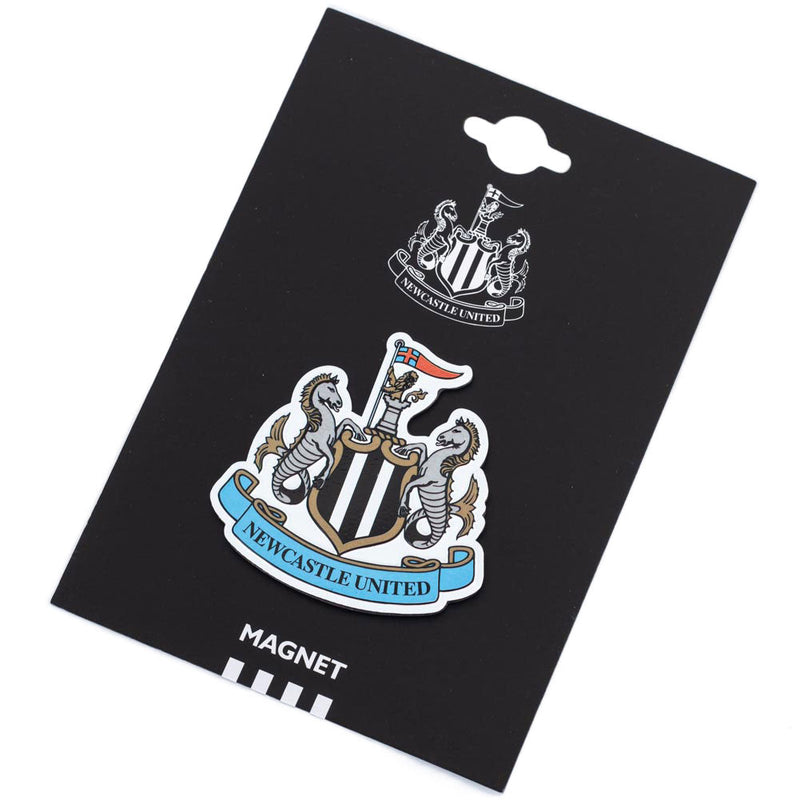 Newcastle United FC Crest Fridge Magnet, side angle