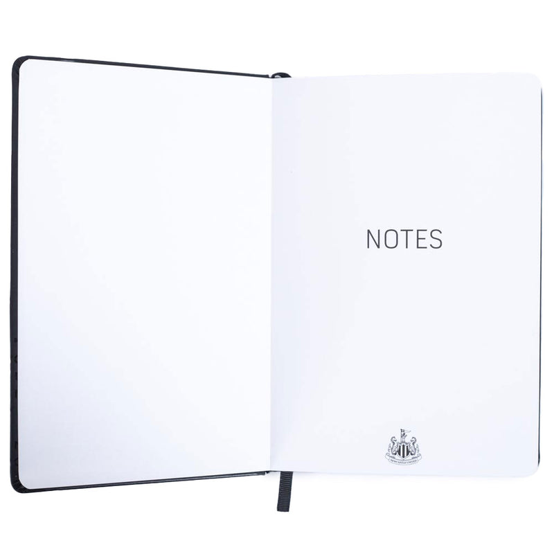 Newcastle United FC A5 Notebook, close-up detail