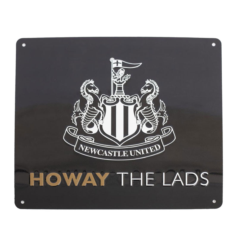 Newcastle United FC Tunnel Sign, side angle
