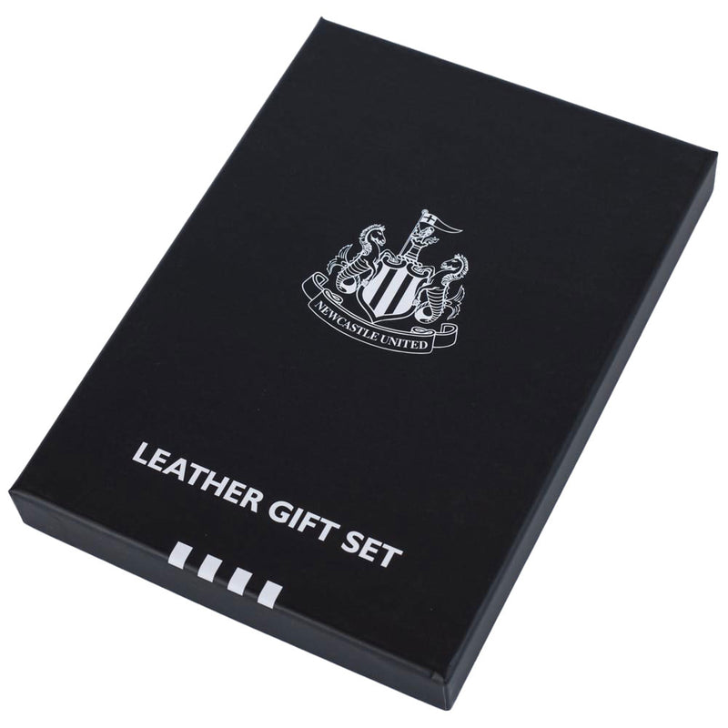 Newcastle United FC Leather Wallet, Fob & Pen Set, rear view