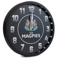 Newcastle United FC LED Magpies Wall Clock, side angle