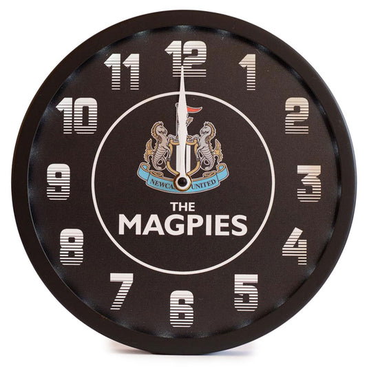 Newcastle United FC LED Magpies Wall Clock collectible from Infinity Collectables 2026