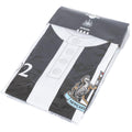 Newcastle United FC Retro Kit Apron, close-up detail