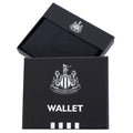 Newcastle United FC Premium Leather Wallet, close-up detail