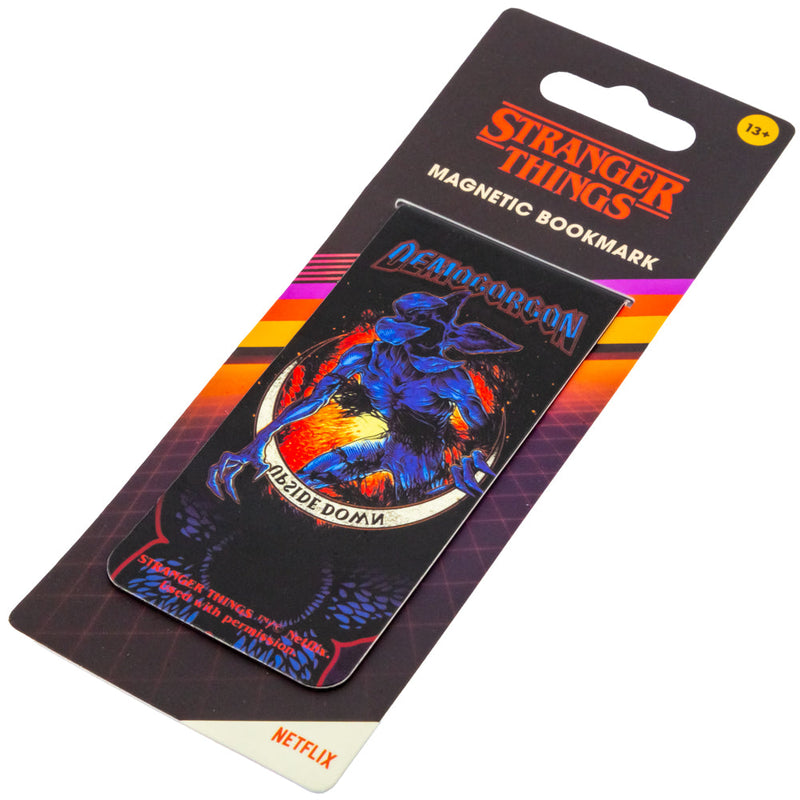 Stranger Things Magnetic Bookmark, rear view