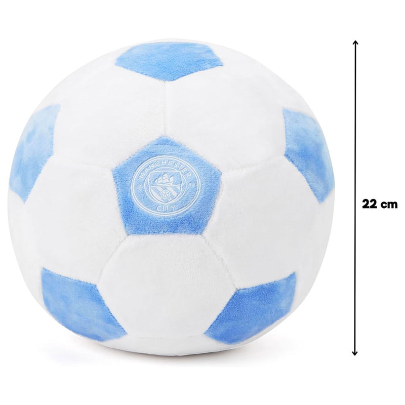 Manchester City FC Plush Football, close-up detail