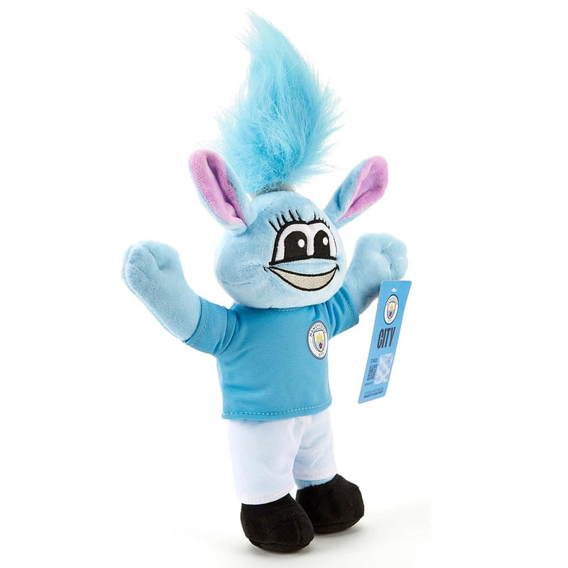 Manchester City FC Plush Moonbeam Mascot, side angle