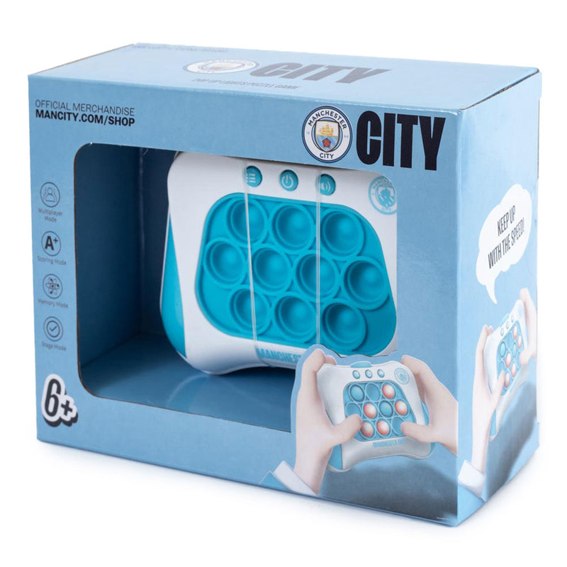 Manchester City FC Pop Puzzle Game, side angle