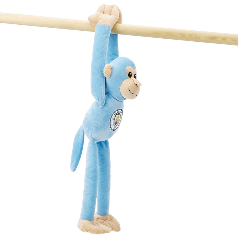 Manchester City FC Plush Hanging Monkey, side angle