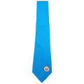 Manchester City FC Sky Blue Tie, side angle