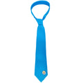 Manchester City FC Sky Blue Tie, in display