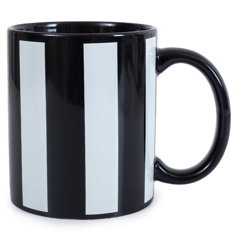 Newcastle United FC Striped Mug, side angle