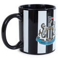 Newcastle United FC Striped Mug, close-up detail