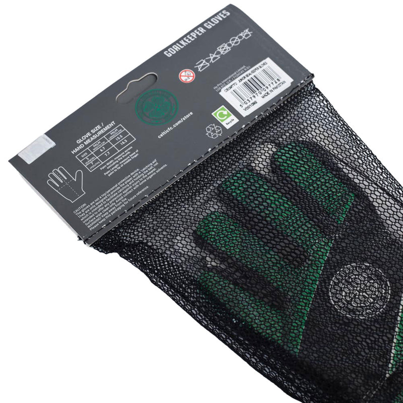 Celtic FC Fuse Goalkeeper Gloves Kids, side angle