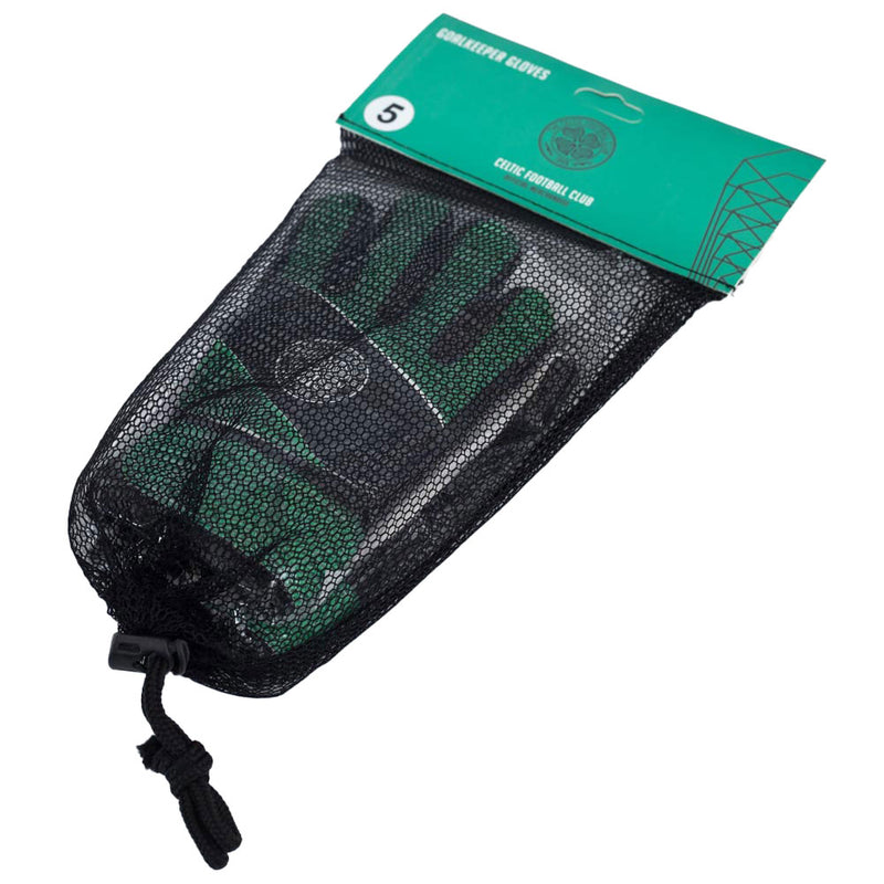Celtic FC Fuse Goalkeeper Gloves Kids, close-up detail