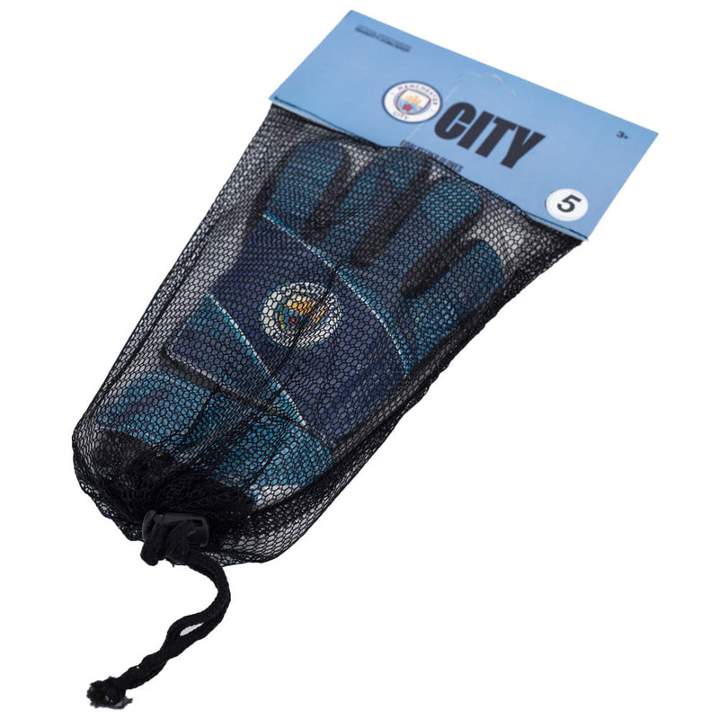Manchester City FC Fuse Goalkeeper Gloves Kids, side angle