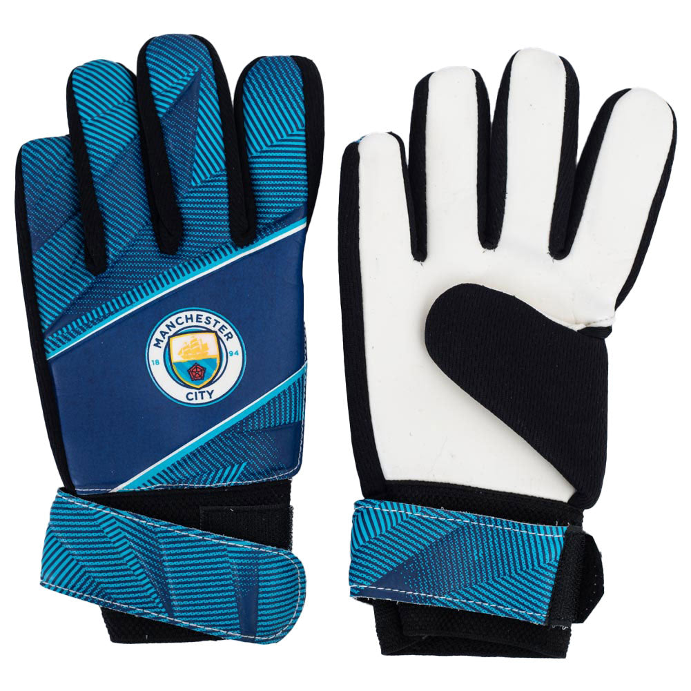 Manchester City FC Fuse Goalkeeper Gloves Youths