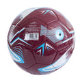 West Ham United FC Turbine Skill Ball, side angle
