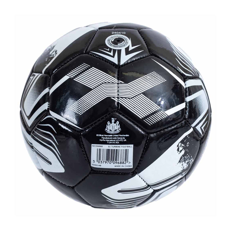 Newcastle United FC Turbine Skill Ball, side angle