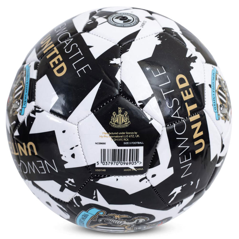 Newcastle United FC Graffiti Football, side angle
