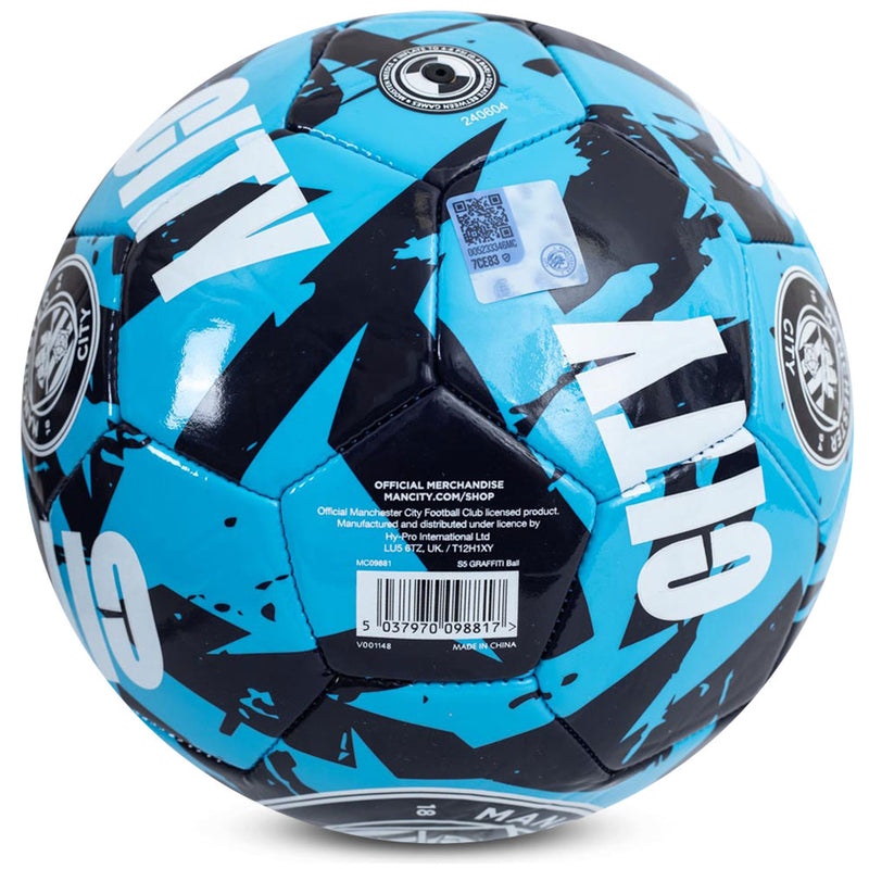 Manchester City FC Graffiti Football, side angle