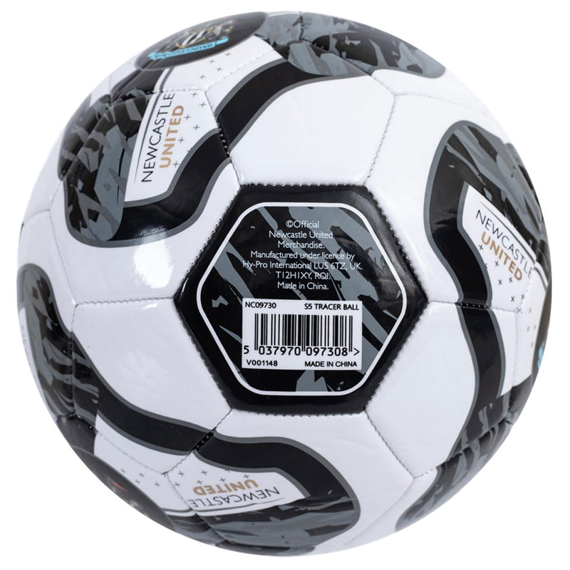 Newcastle United FC Tracer Football, side angle