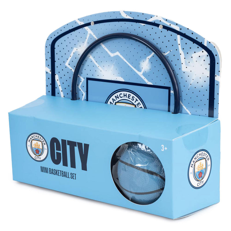 Manchester City FC Mini Basketball Set, alternate view