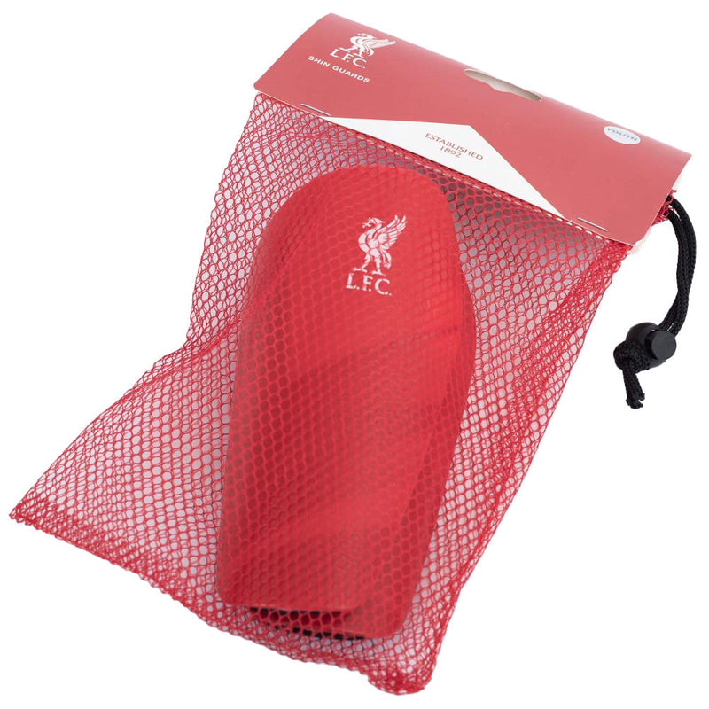 Liverpool FC Youth Shin Pads, side angle