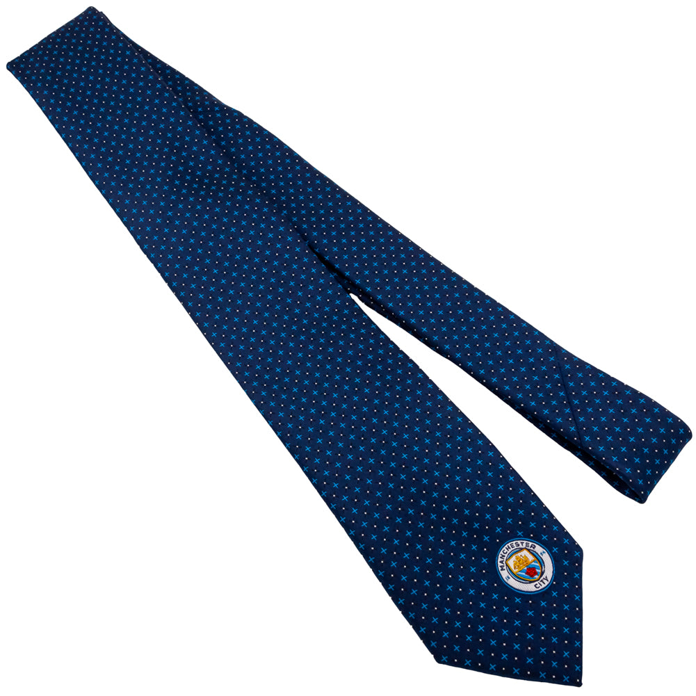 Manchester City FC Navy Blue Tie