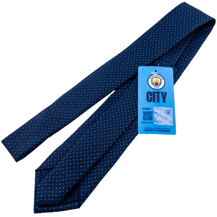 Manchester City FC Navy Blue Tie