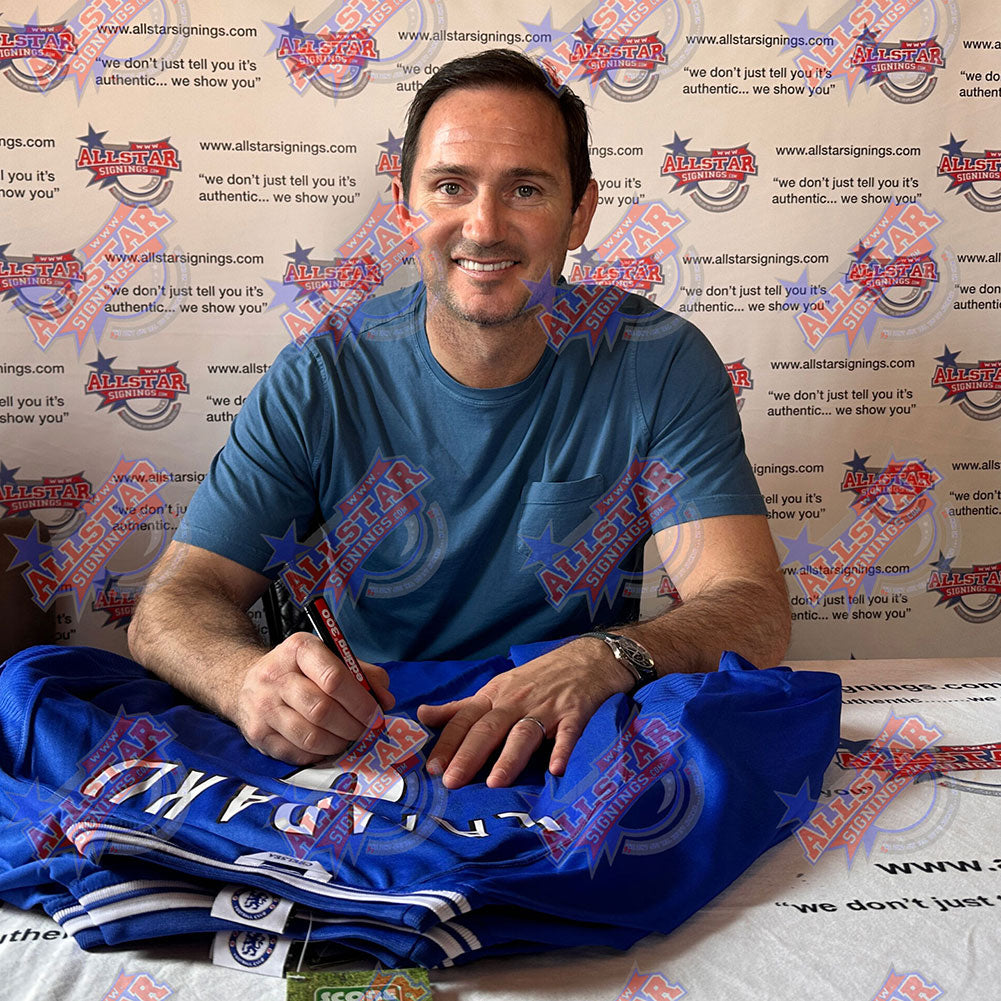 Frank Lampard Chelsea FC Signed Shirt (Framed)